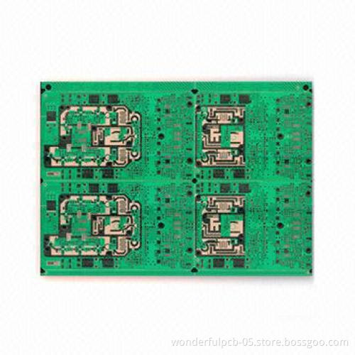 6-layer Printed Circuit Board with Gold Fingers, Used for Small Computer